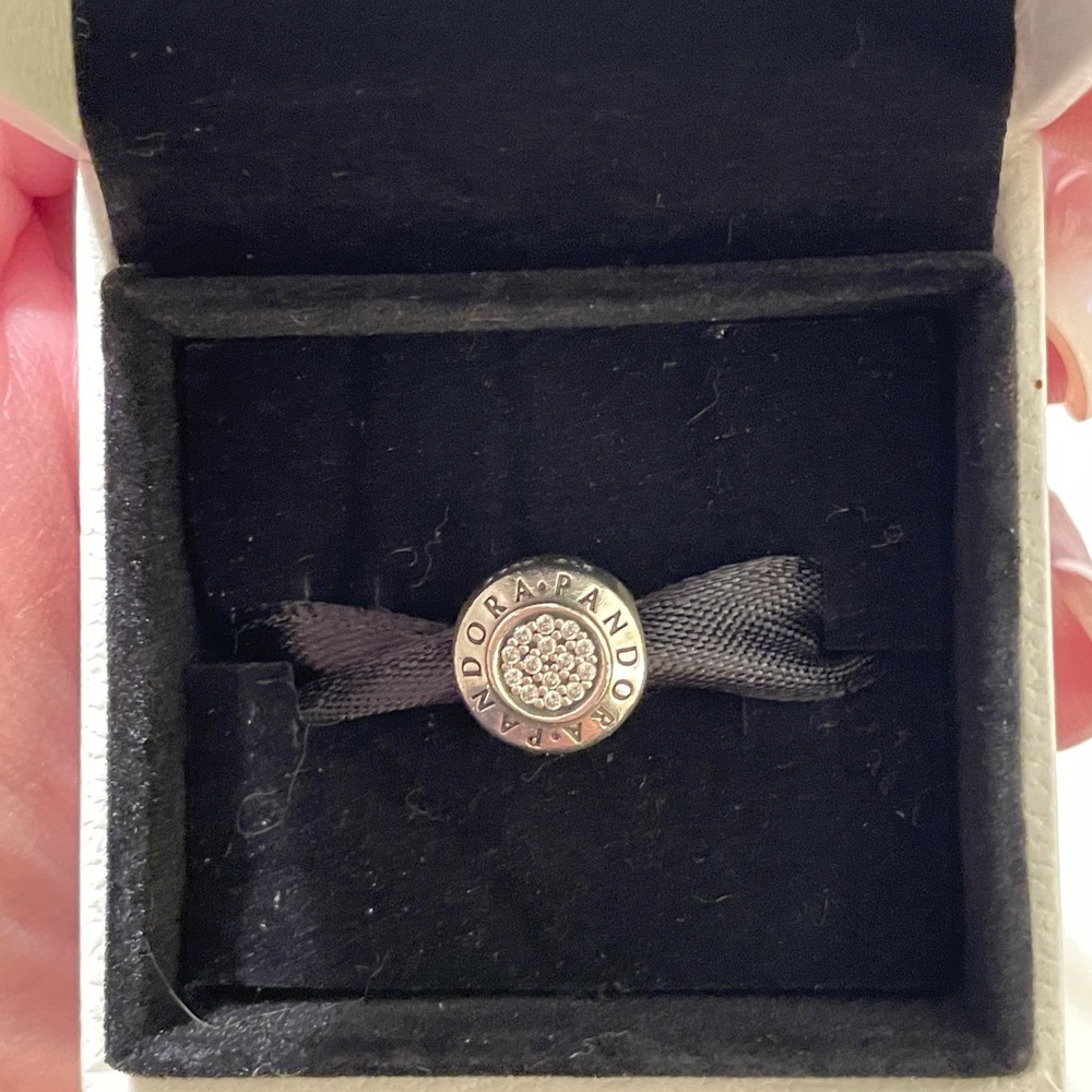 💕Pandora Sparkle ✨ charm retired, Sterling silver